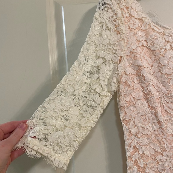 White Lace Dress - Picture 3 of 7